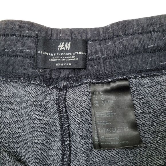 2/$20 H&M Regular Fit Black & White Shorts Pants Size: M - Picture 4 of 9